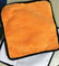 Màu da cam đầy màu sắc Fleece 200gsm Suede Vải làm sạch xe 30 * 30cm 400gsm