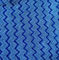 Sợi nhỏ màu xanh Zigzag W Shape Warp 80/20 Mop Twisted Vải 150cm Chiều rộng 550gsm