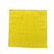 Sợi dọc dệt kim làm sạch Vải sợi nhỏ Màu vàng 40x40 Polyester có ống Polyamide