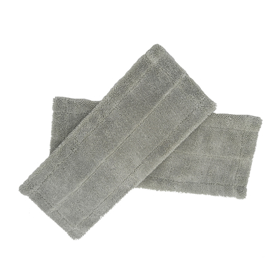 Miếng lau ướt sàn phẳng màu xám 80% Polyester 20% Polyamide 450gsm