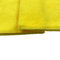 Sợi dọc dệt kim làm sạch Vải sợi nhỏ Màu vàng 40x40 Polyester có ống Polyamide