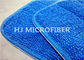 Miếng lau sàn bằng sợi nhỏ thương mại 80% Polyester màu xanh với