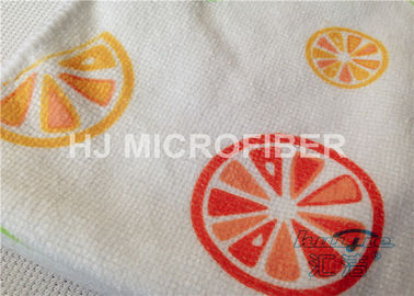 Streak Free Printed Microfiber Cloth Absorbent 40 x 60cm , Car Microfiber Cloth
