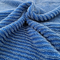 Vải làm sạch sợi nhỏ 500gsm Màu xanh lam ướt xoắn thấm nước